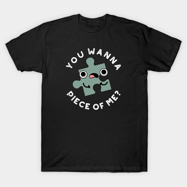 Jiggy Saw Cute Dancing Jigsaw Puzzle Pun T-Shirt by punnybone